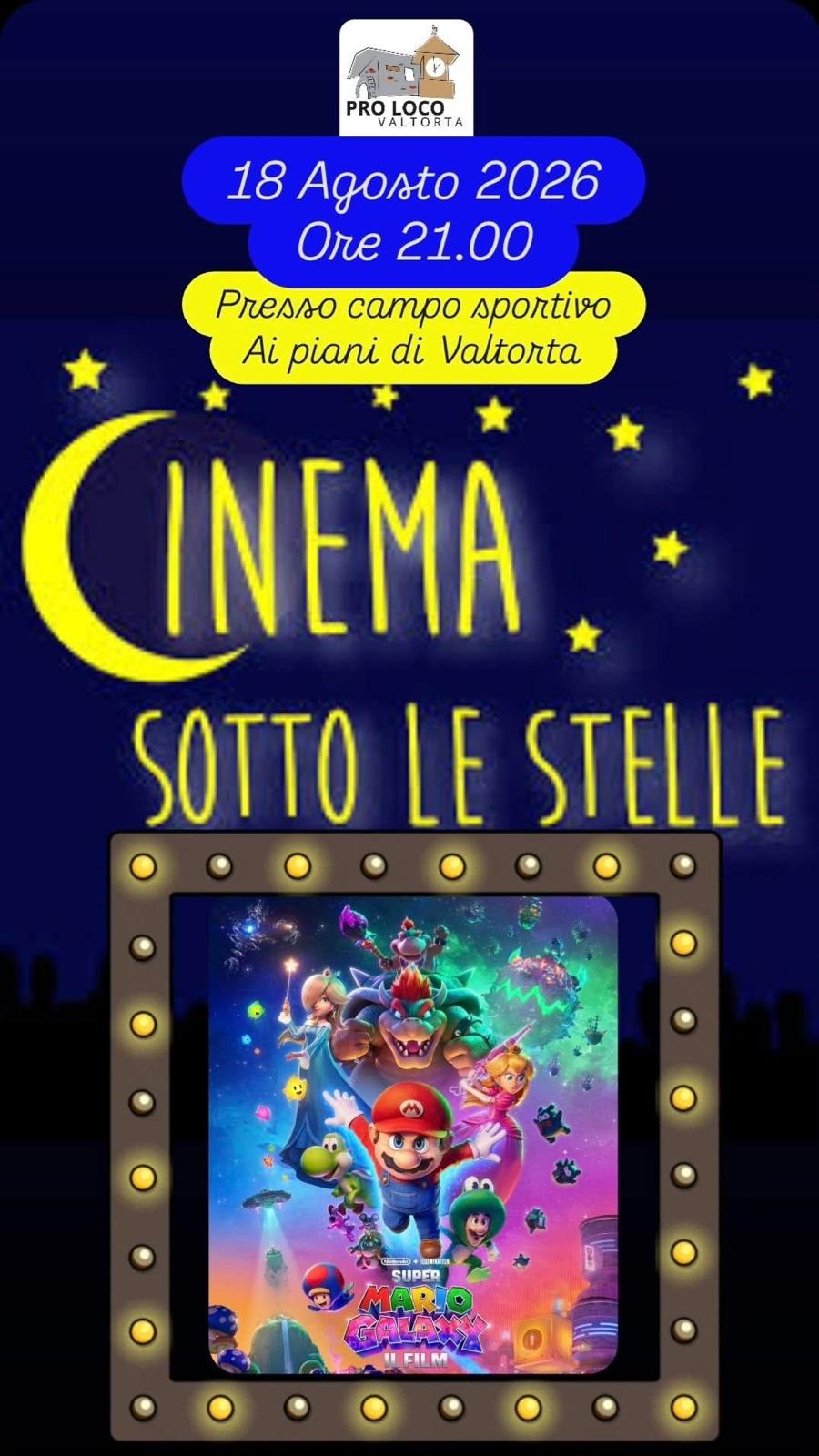 Locandina dell’evento Cinema sotto le stelle
