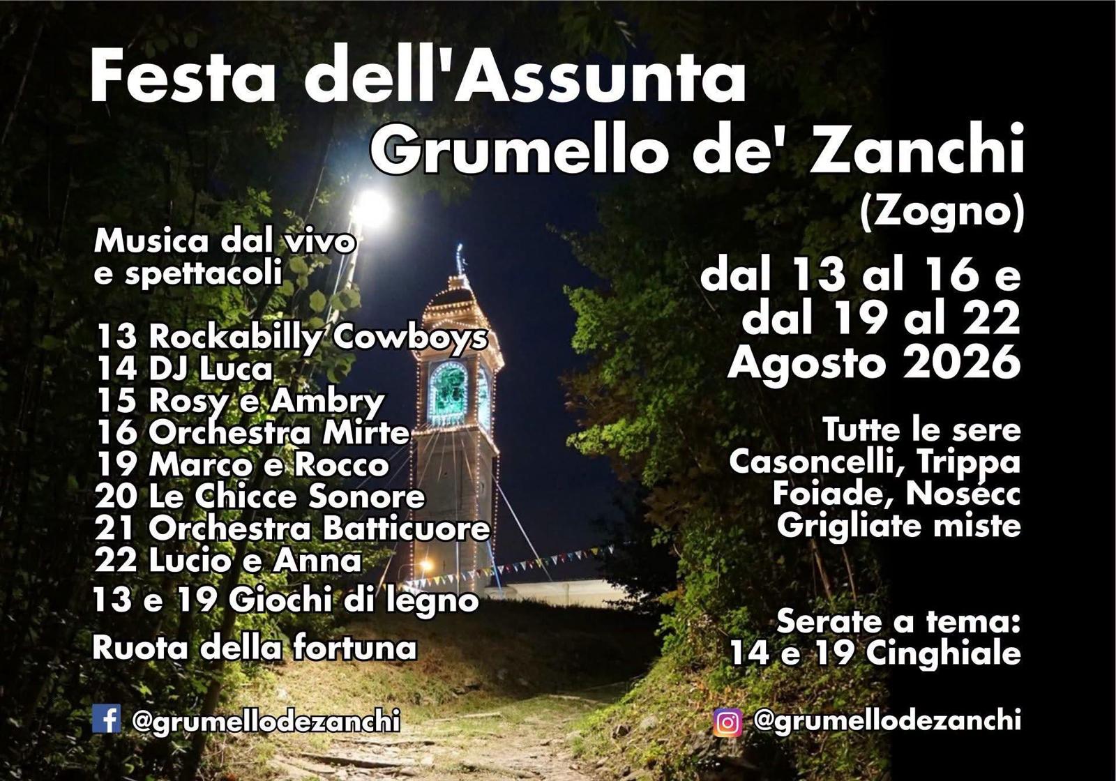 Locandina dell’evento Festa dell'assunta