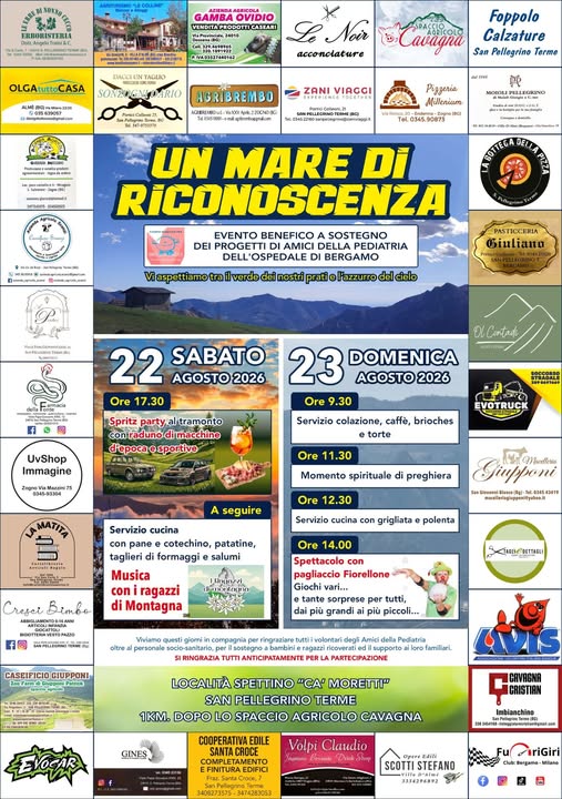 Locandina dell’evento Un mare di riconoscenza