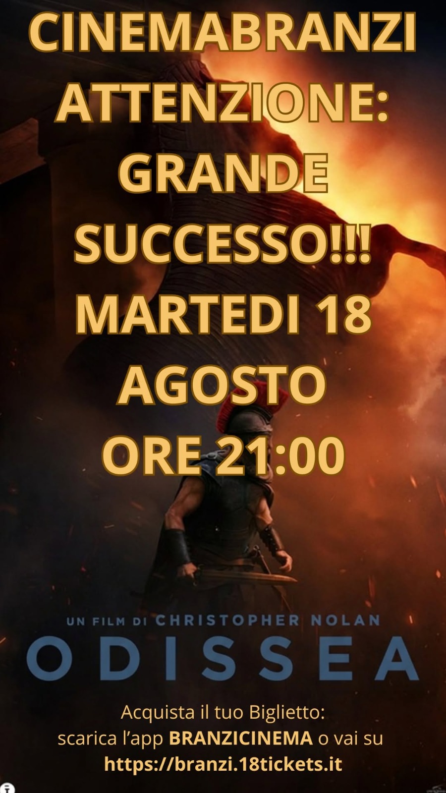 Locandina dell’evento Cinemabranzi