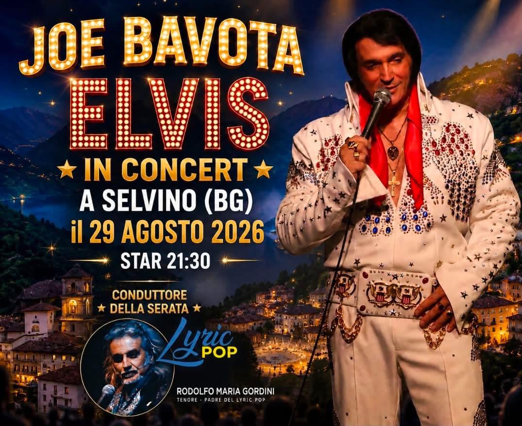 Locandina dell’evento Joe Bavolta Elvis in Concert