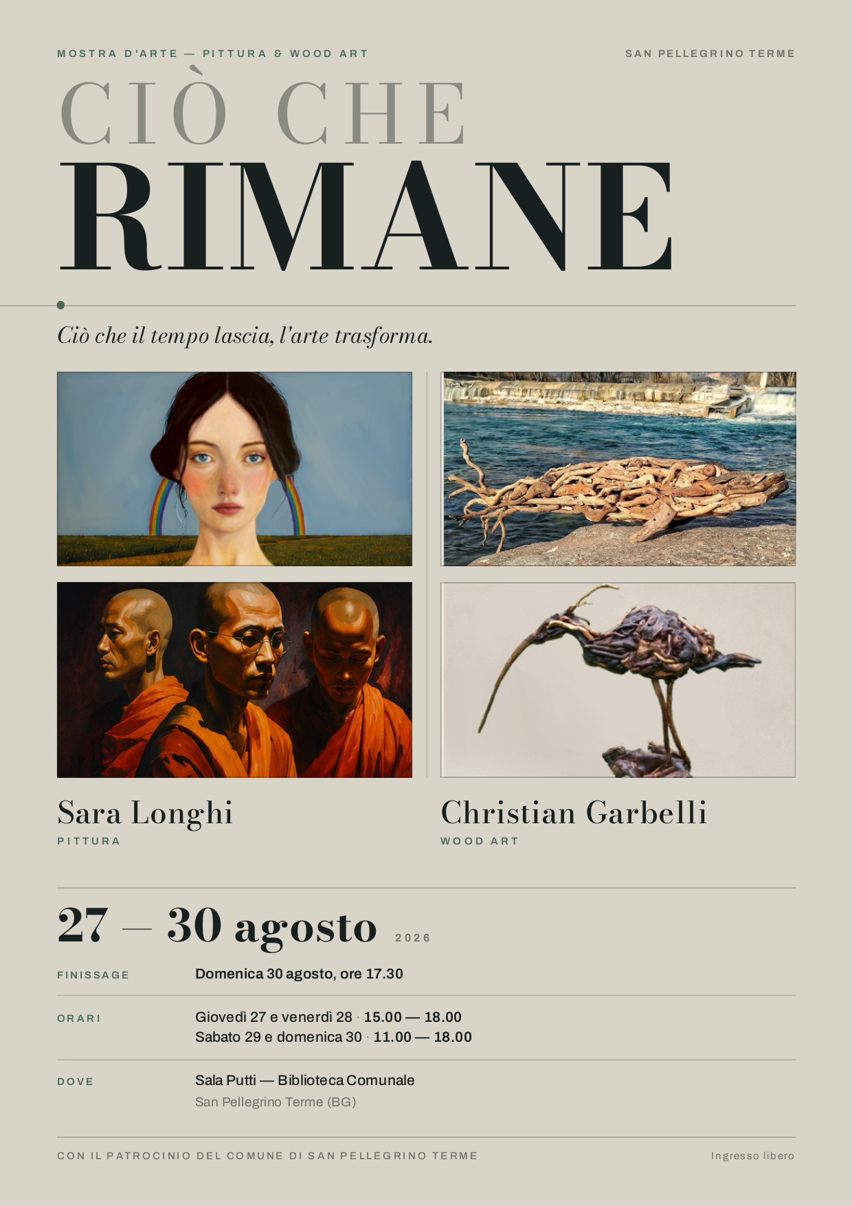 Locandina dell’evento Ciò Che Rimane
