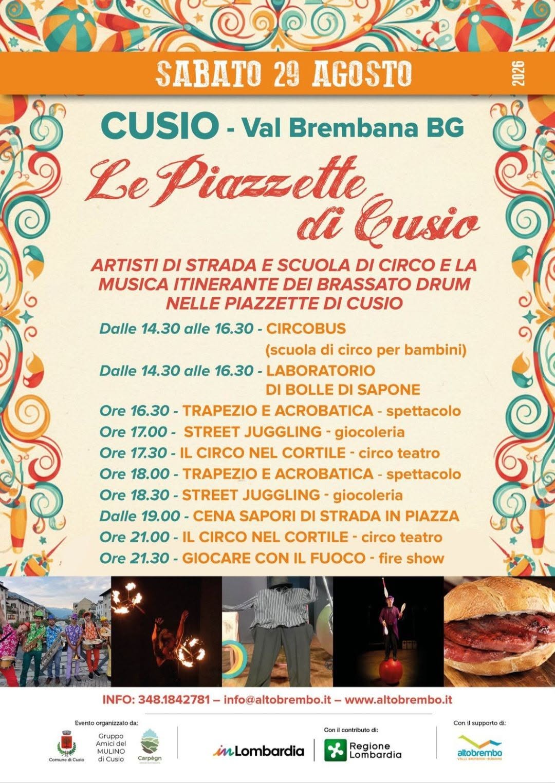 Locandina dell’evento Le Piazzette di Cusio