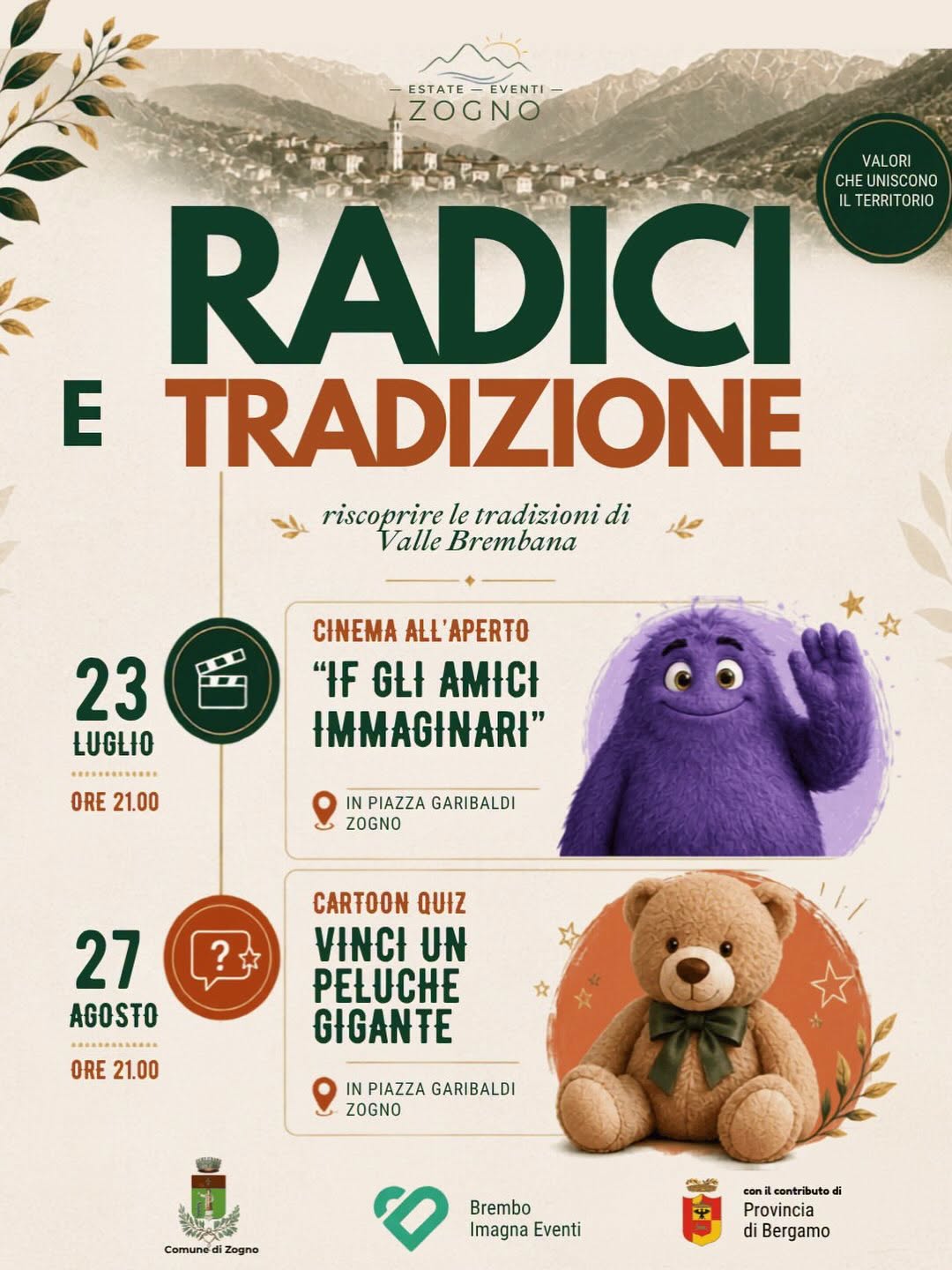 Locandina dell’evento Radici e Tradizioni