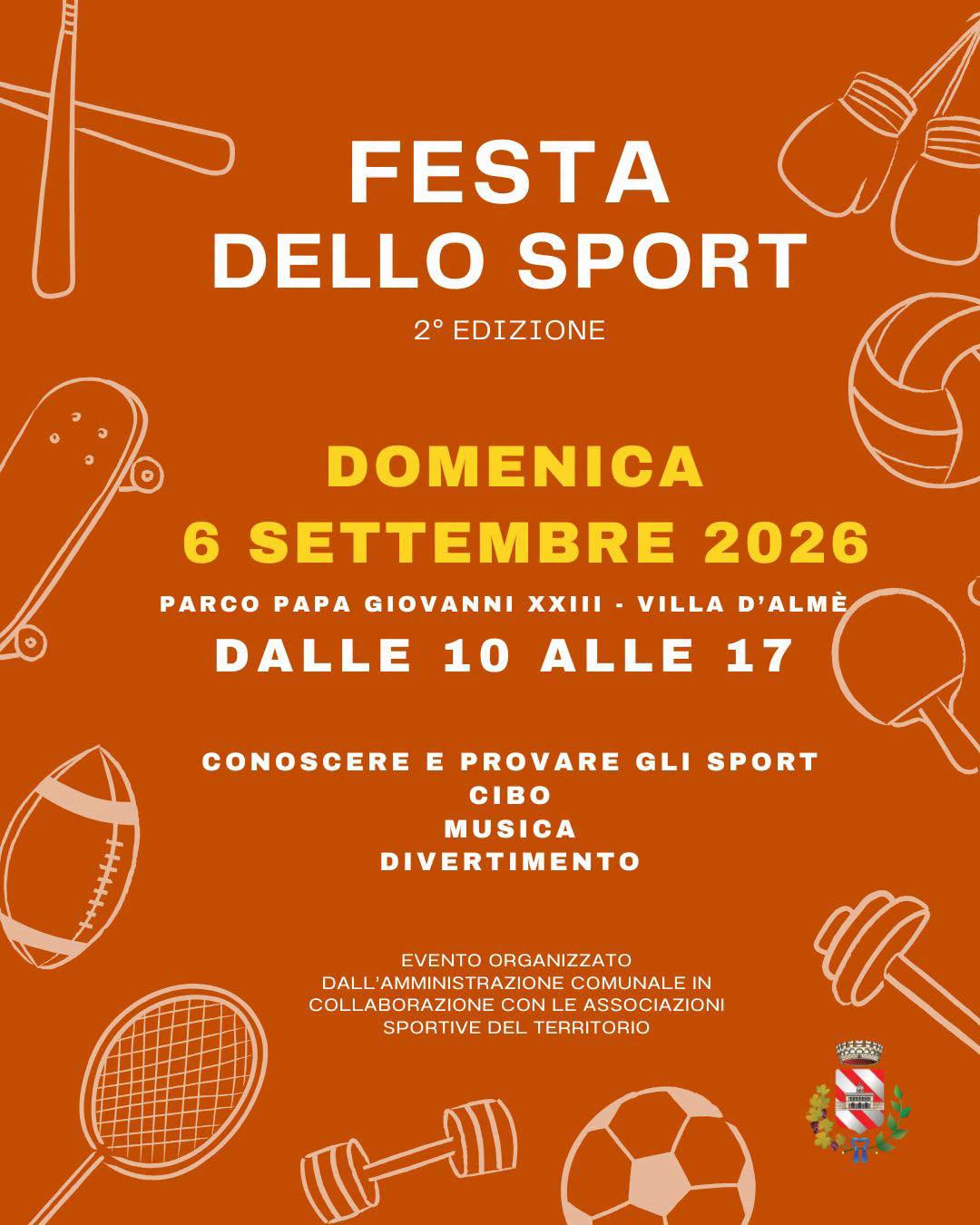 Locandina dell’evento Festa dello Sport