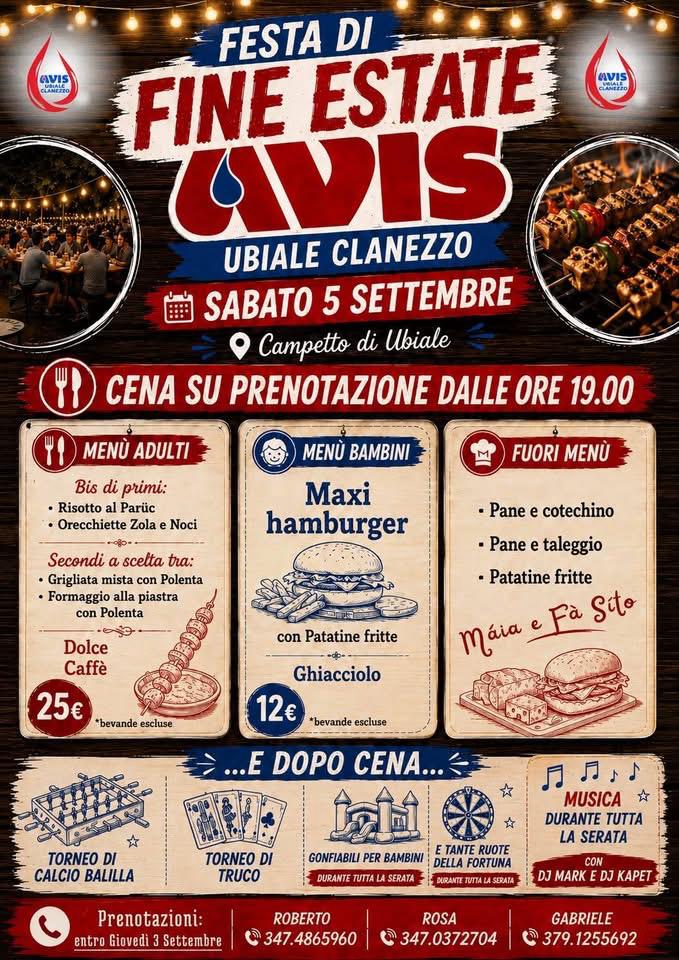 Locandina dell’evento Festa di fine estate