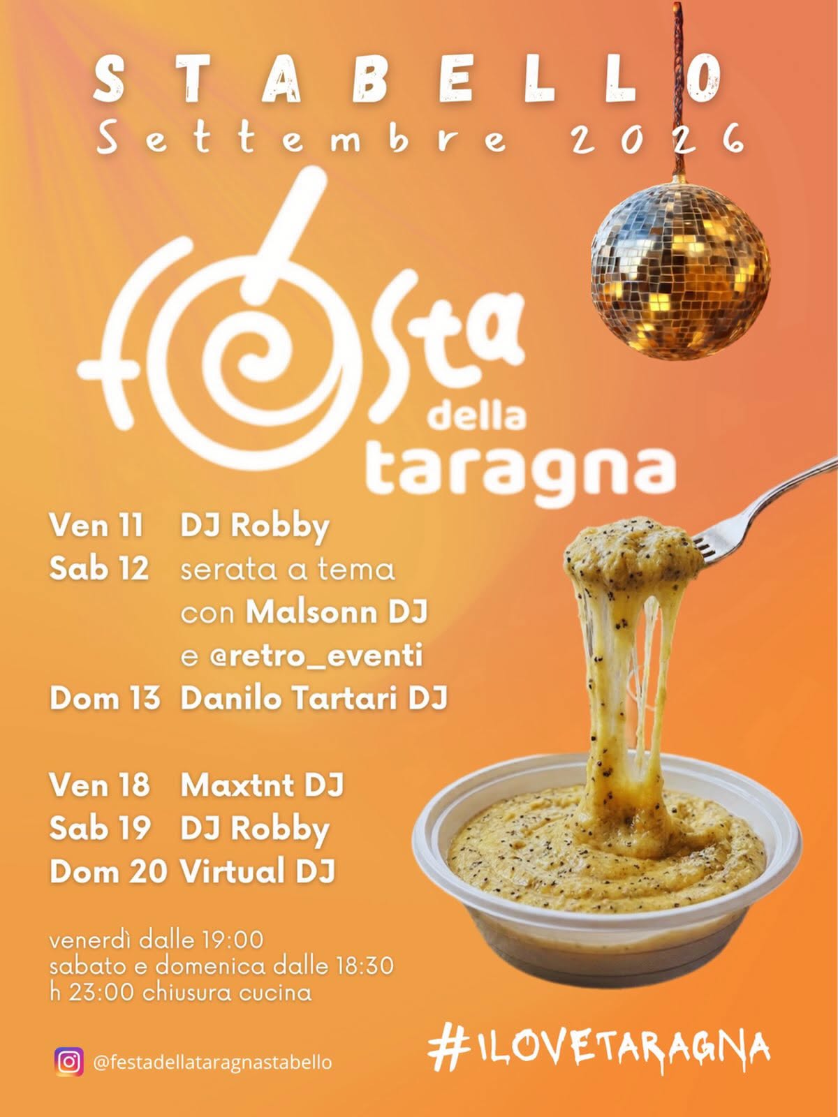 Locandina dell’evento Festa della Taragna