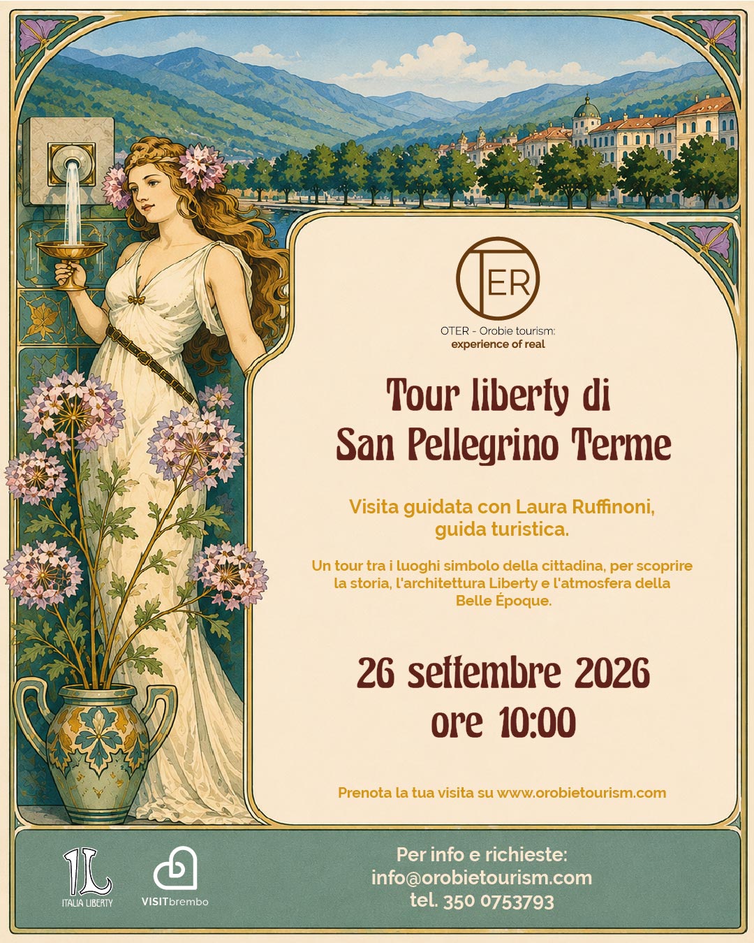 Locandina dell’evento Tour Liberty di San Pellegrino Terme