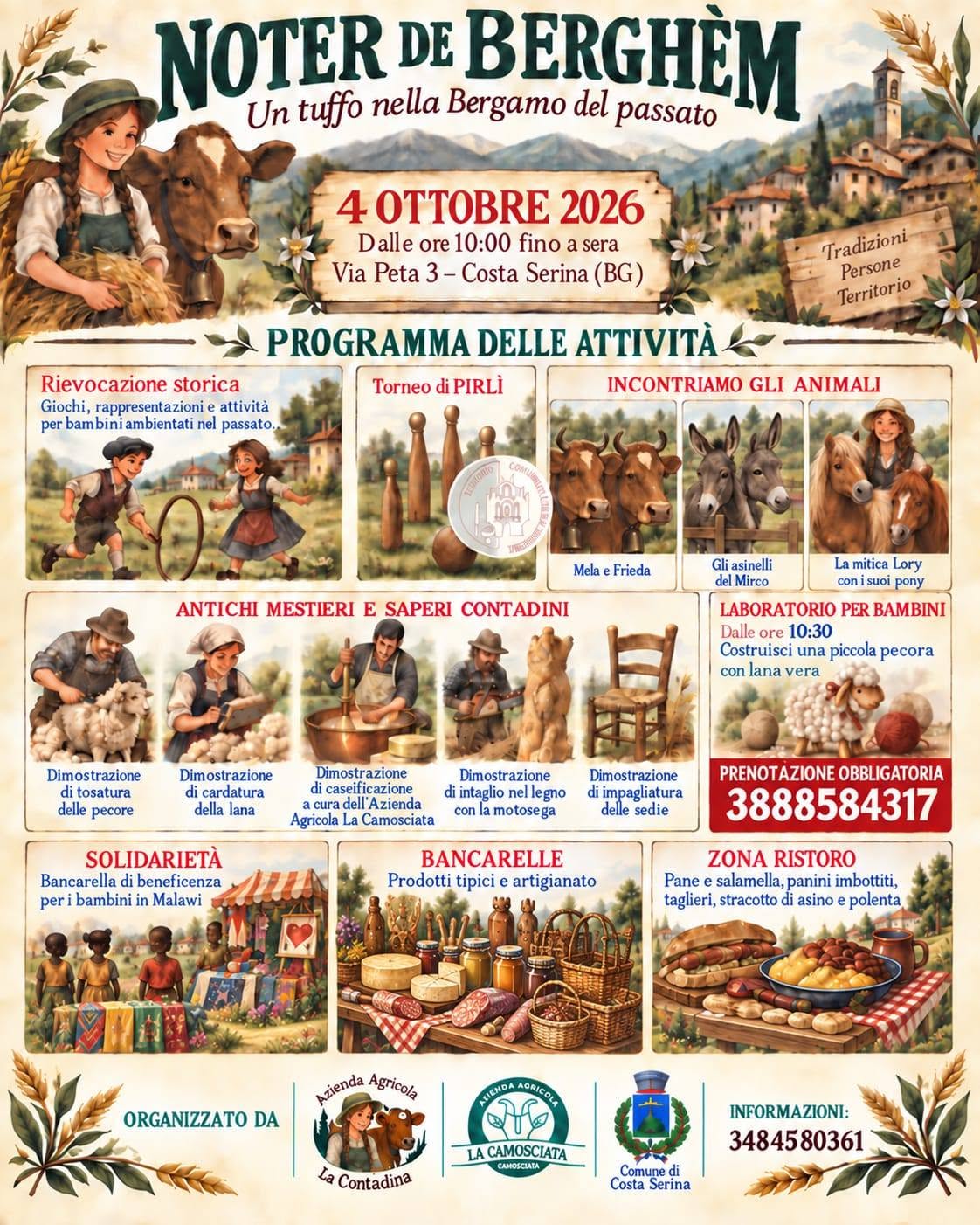 Locandina dell’evento Noter De Berghèm